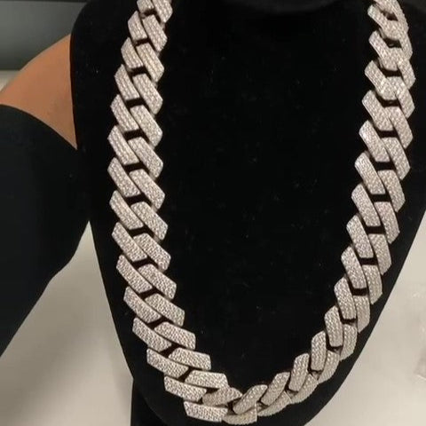 20 mm Square 24 inch Cuban Chain