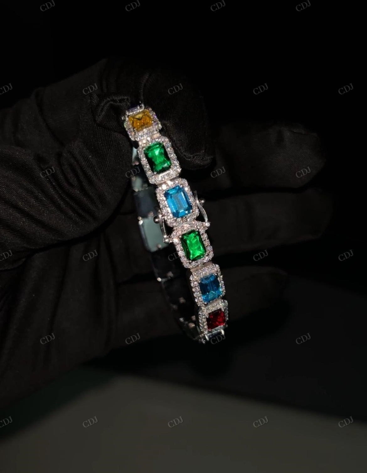 Emerald Multi Gemstone Bracelet