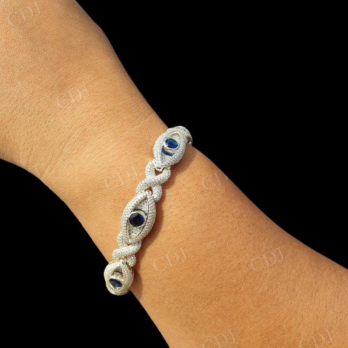 Evil Eye Iced Out Hiphop Bracelet