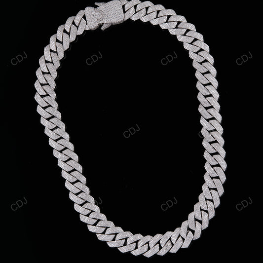 18mm 24 Inch Dior lock Cuban Chain