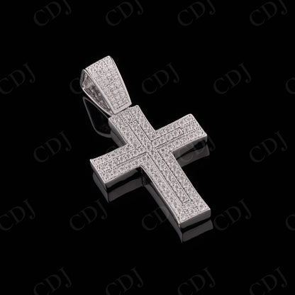 1 " Inch Criss Cross Tiny Pendant