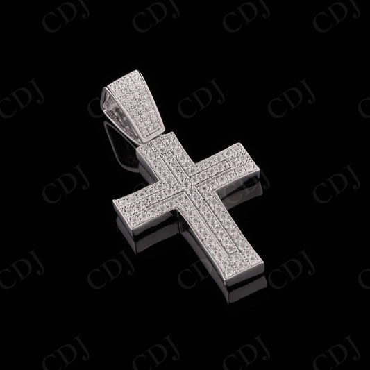 1 " Inch Criss Cross Tiny Pendant