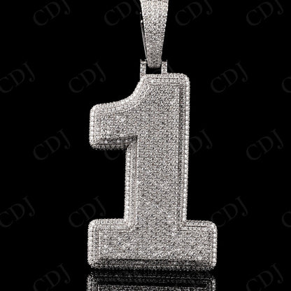 2.5" Inch 1 Letter HipHop Moissanite Pendant