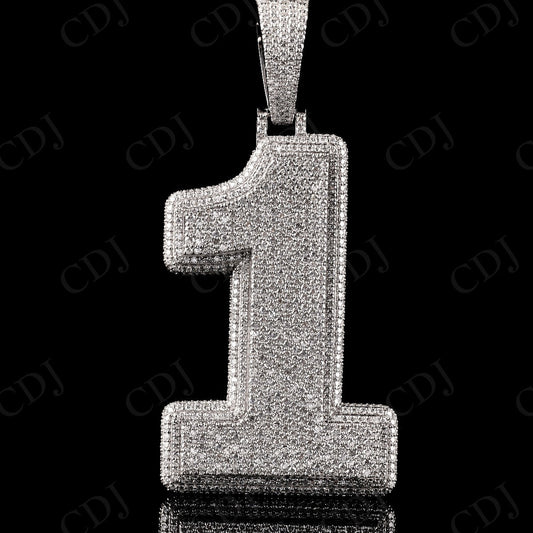 2.5" Inch 1 Letter HipHop Moissanite Pendant