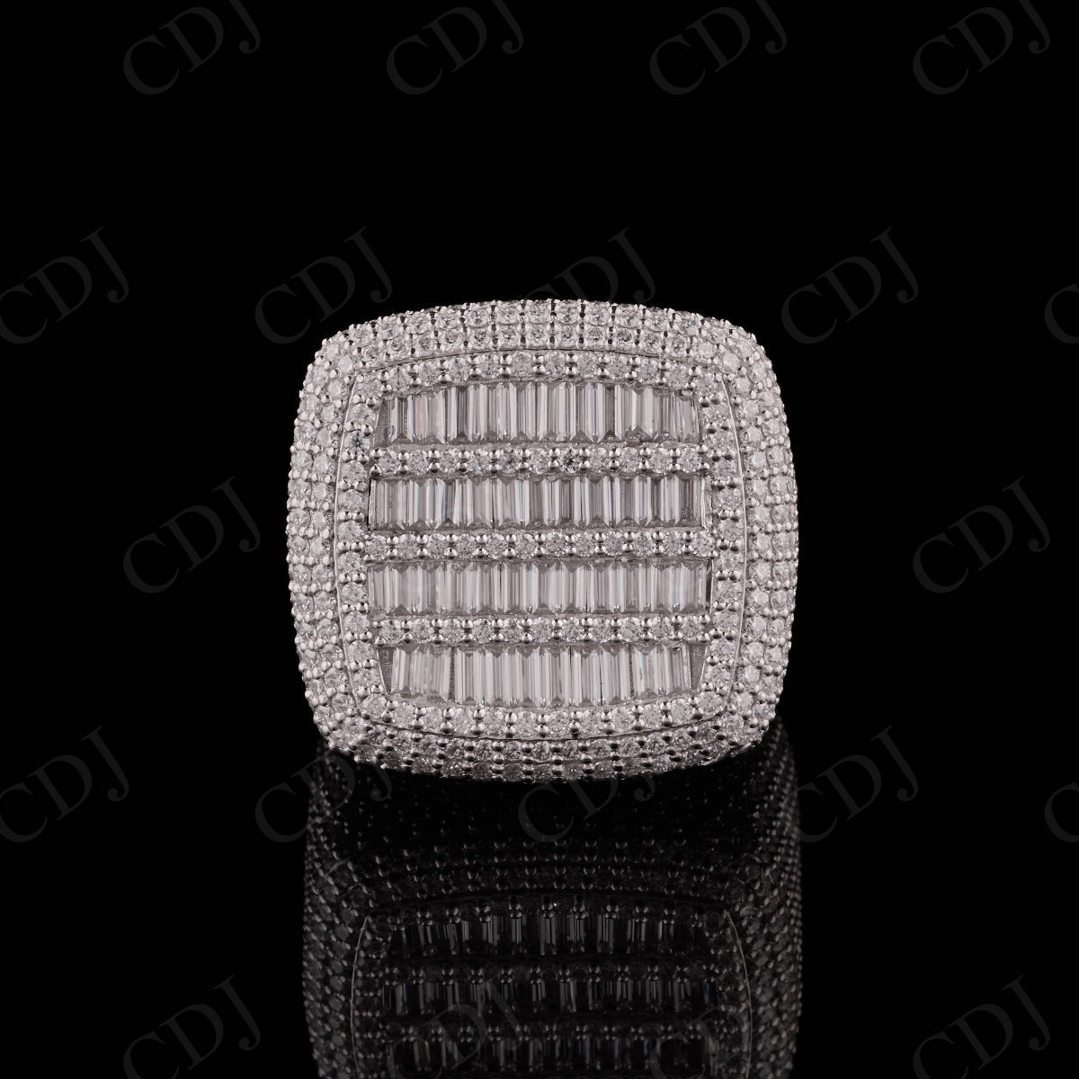 Moissanite HipHop style Ring For Men