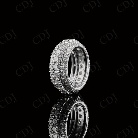 Round Moissanite Band