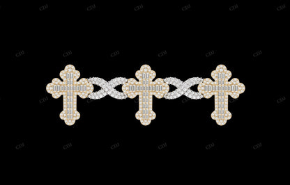 Criss Cross Infinity VVS Moissanite Bracelet