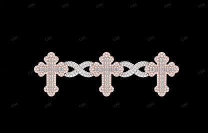 Criss Cross Infinity VVS Moissanite Bracelet