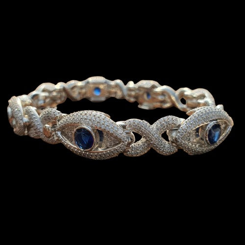 Evil Eye Iced Out Hiphop Bracelet