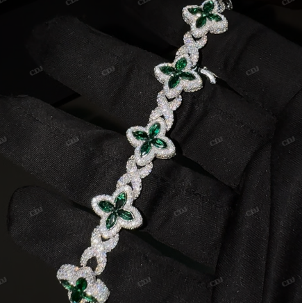 Green Floral Hiphop Bracelet