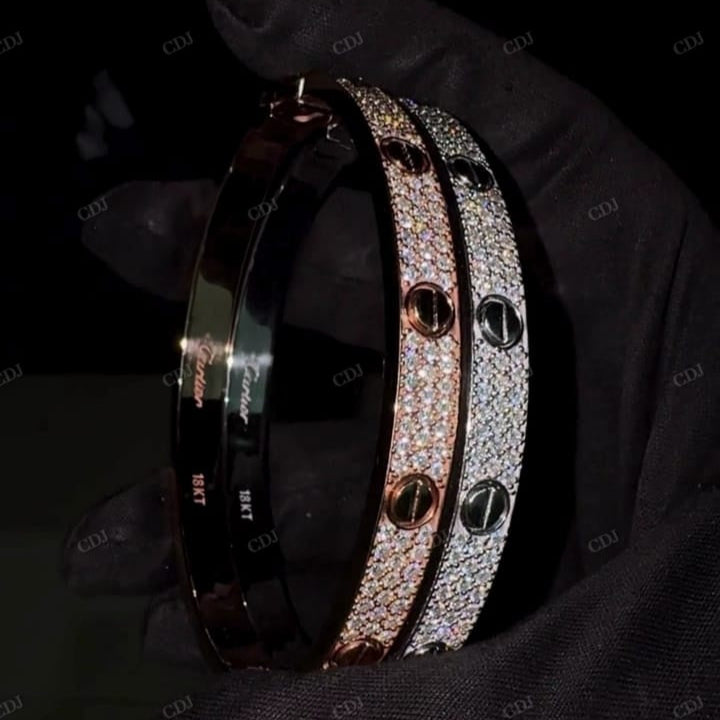 Moissanite Cartier Bangle