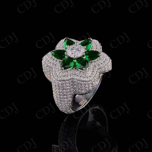 Iced Out Hip Hop Moissanite Men's Ring