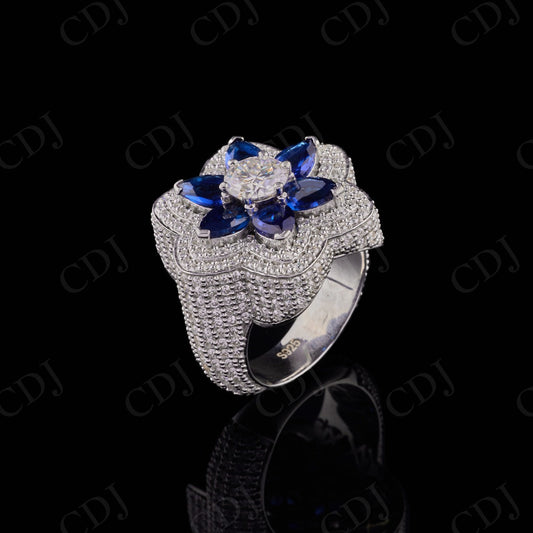 Moissanite Hip Hop Ring