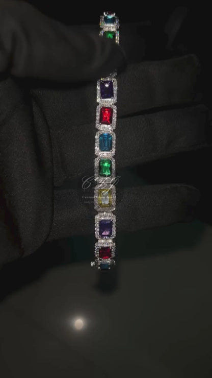 Emerald Multi Gemstone Bracelet